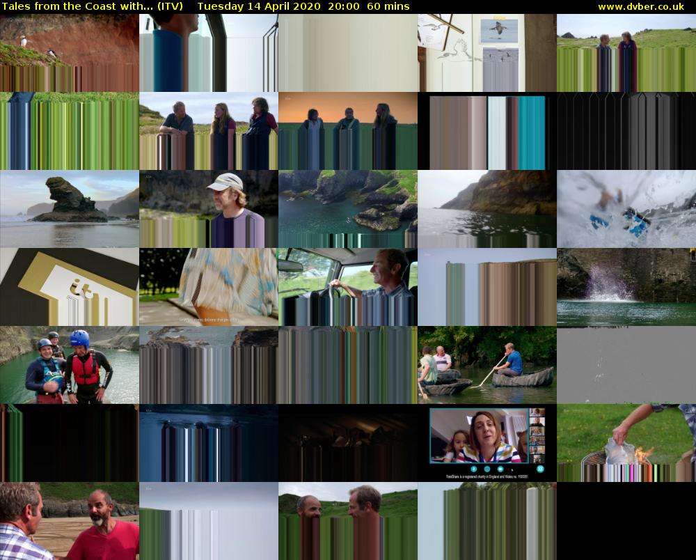 Tales from the Coast with... (ITV) Tuesday 14 April 2020 20:00 - 21:00