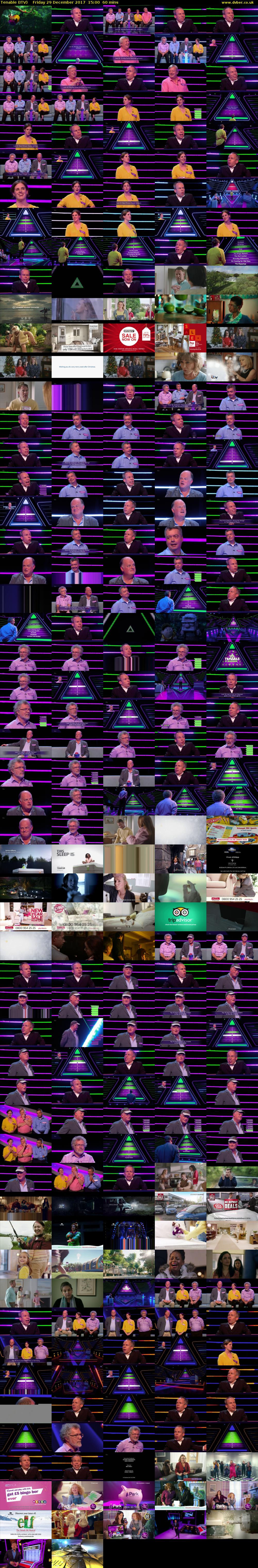 Tenable (ITV) Friday 29 December 2017 15:00 - 16:00