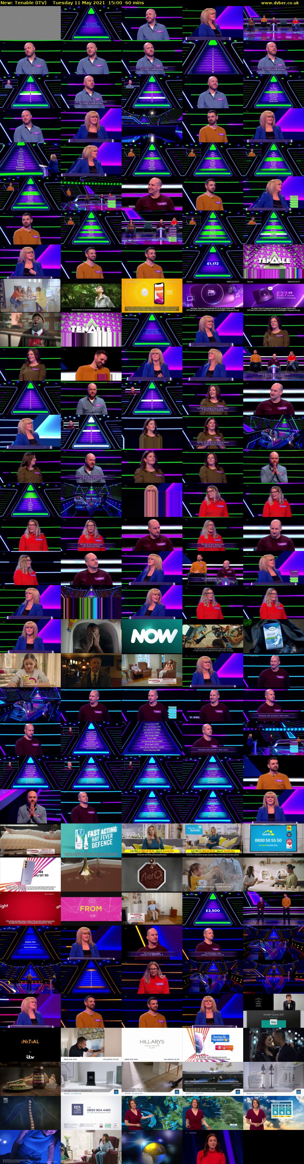 Tenable (ITV) Tuesday 11 May 2021 15:00 - 16:00