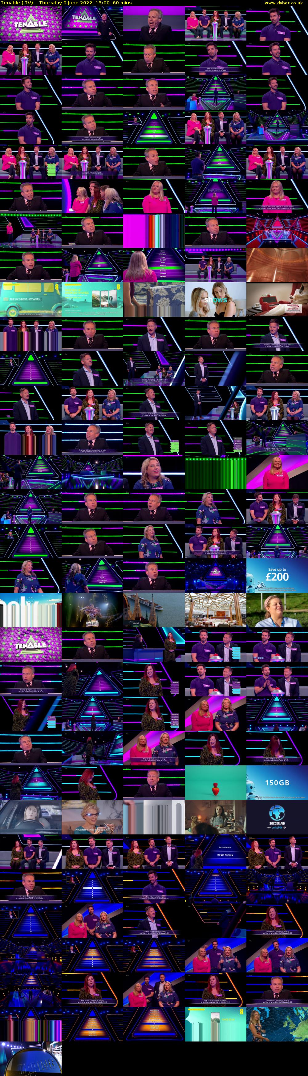 Tenable (ITV) Thursday 9 June 2022 15:00 - 16:00
