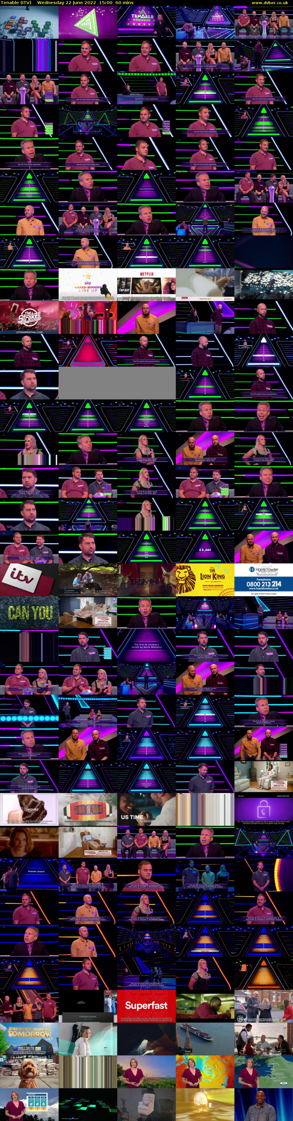 Tenable (ITV) Wednesday 22 June 2022 15:00 - 16:00