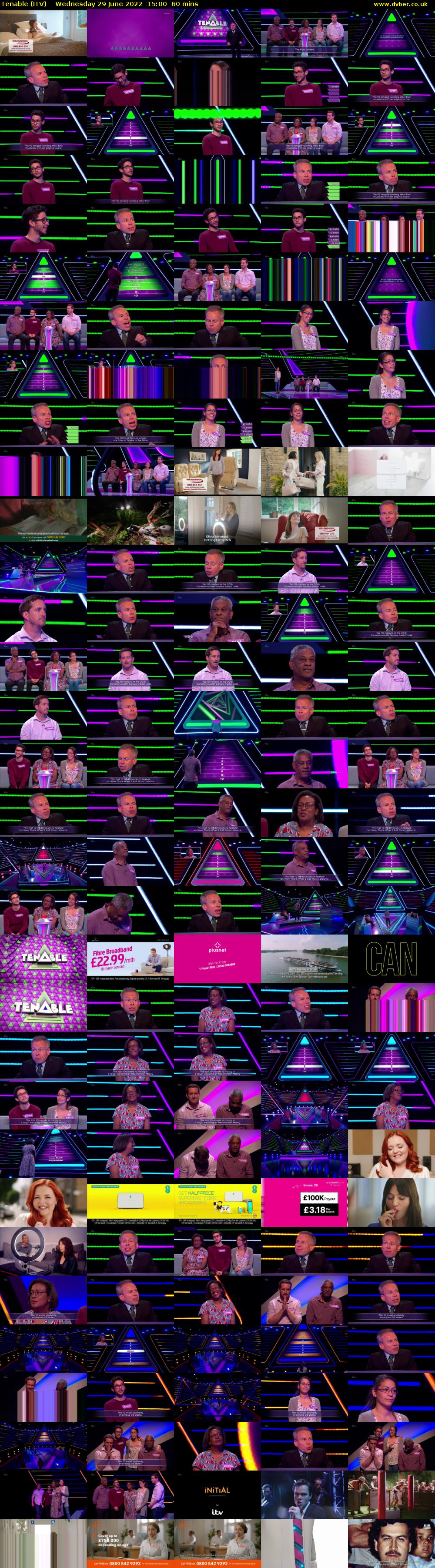 Tenable (ITV) Wednesday 29 June 2022 15:00 - 16:00