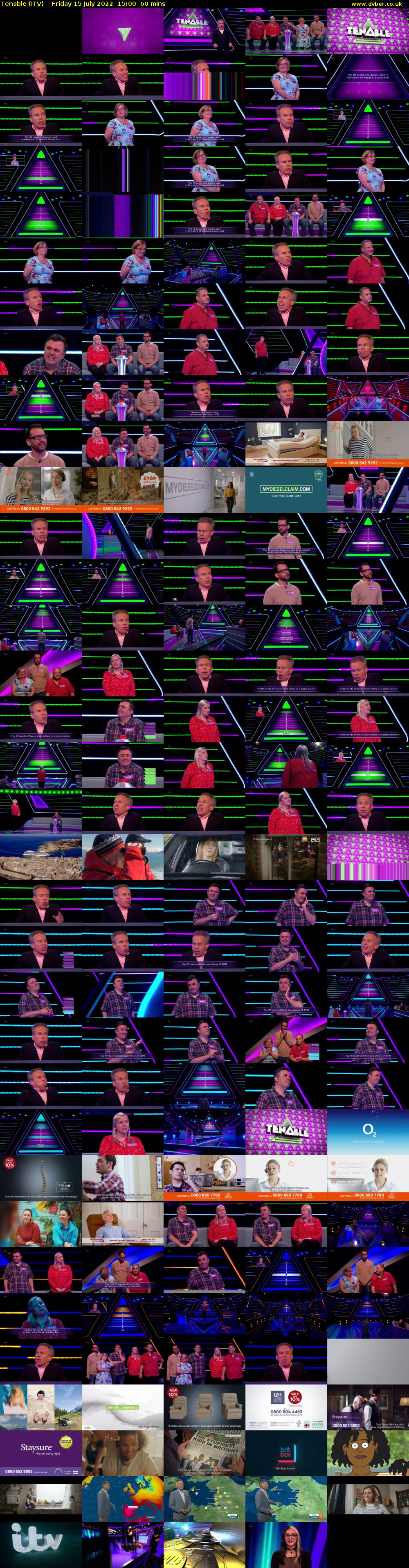 Tenable (ITV) Friday 15 July 2022 15:00 - 16:00