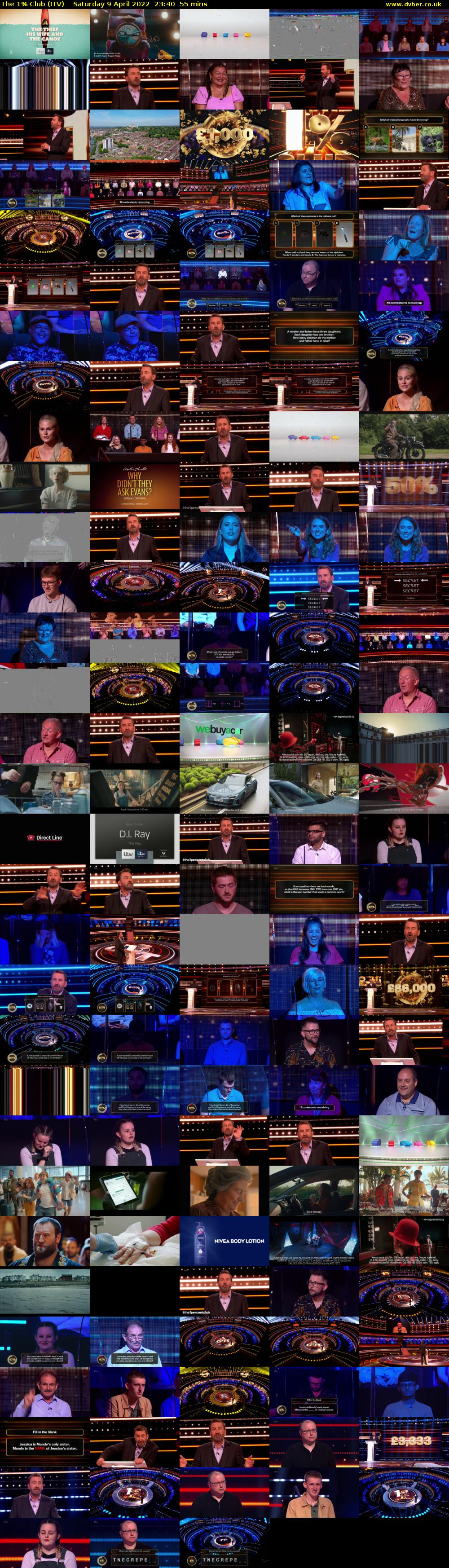 The 1% Club (ITV) Saturday 9 April 2022 23:40 - 00:35