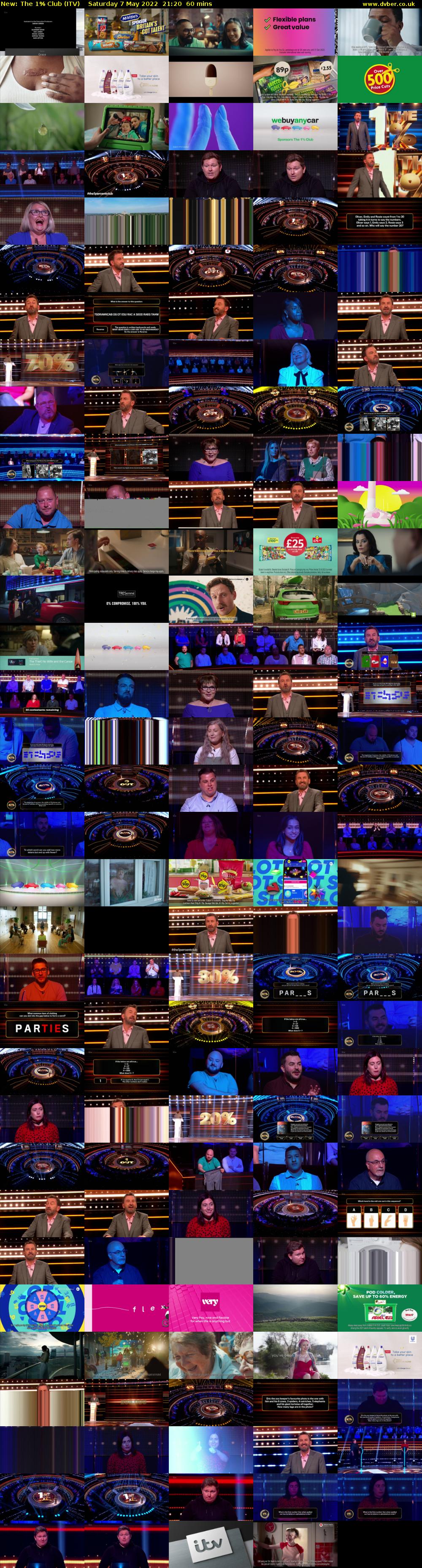 The 1% Club (ITV) Saturday 7 May 2022 21:20 - 22:20