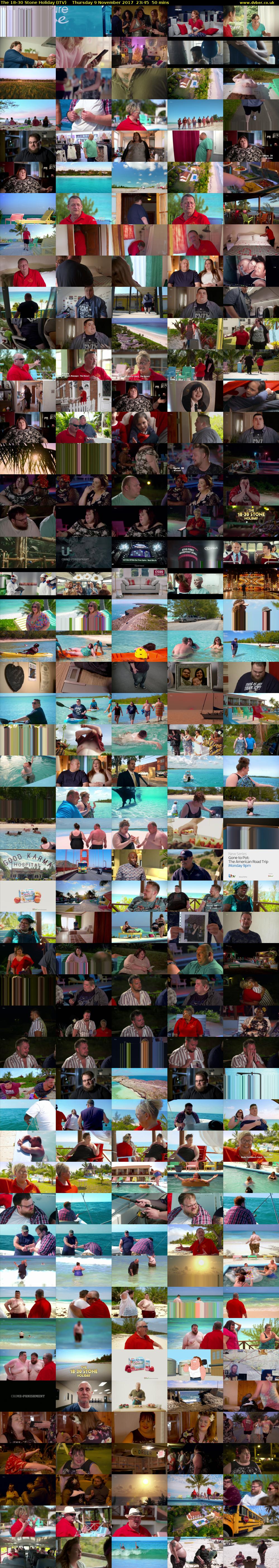 The 18-30 Stone Holiday (ITV) Thursday 9 November 2017 23:45 - 00:35