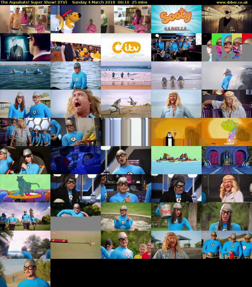 The Aquabats! Super Show! (ITV) Sunday 4 March 2018 06:10 - 06:35