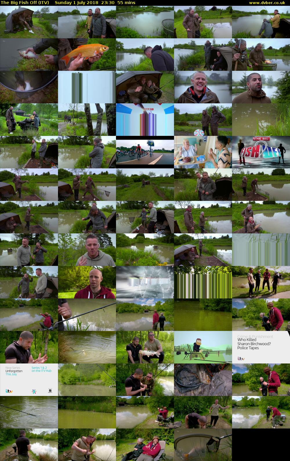 The Big Fish Off (ITV) Sunday 1 July 2018 23:30 - 00:25