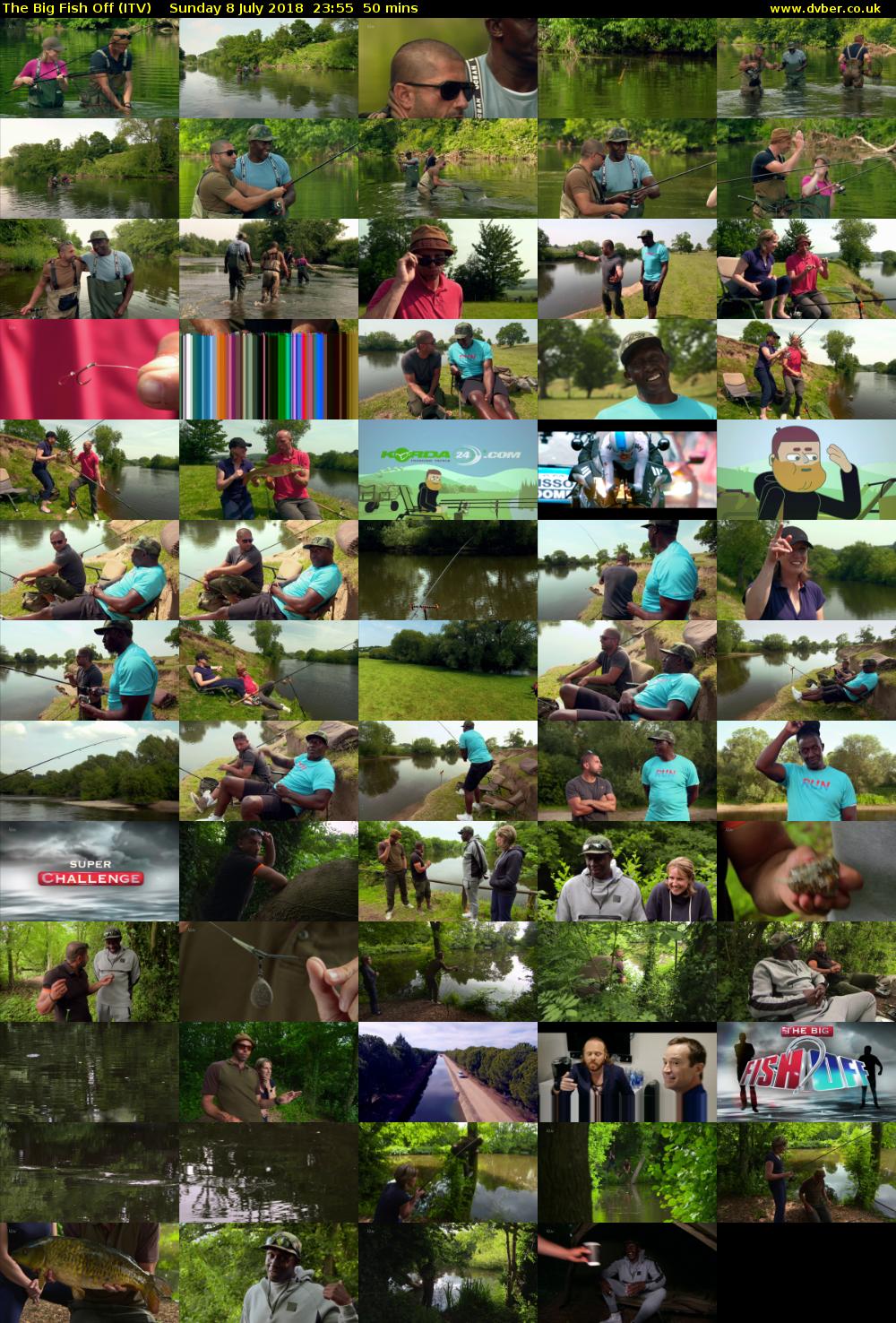 The Big Fish Off (ITV) Sunday 8 July 2018 23:55 - 00:45