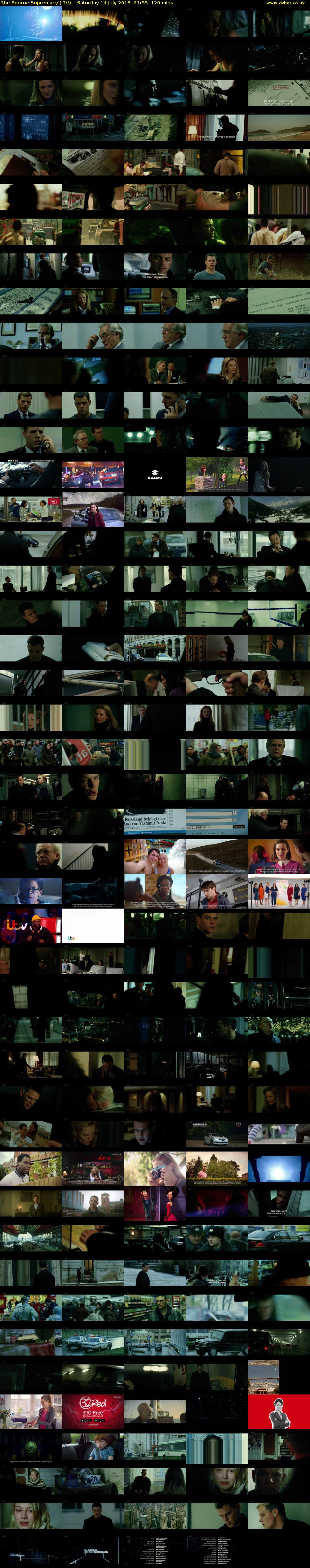 The Bourne Supremacy (ITV) Saturday 14 July 2018 21:55 - 23:55