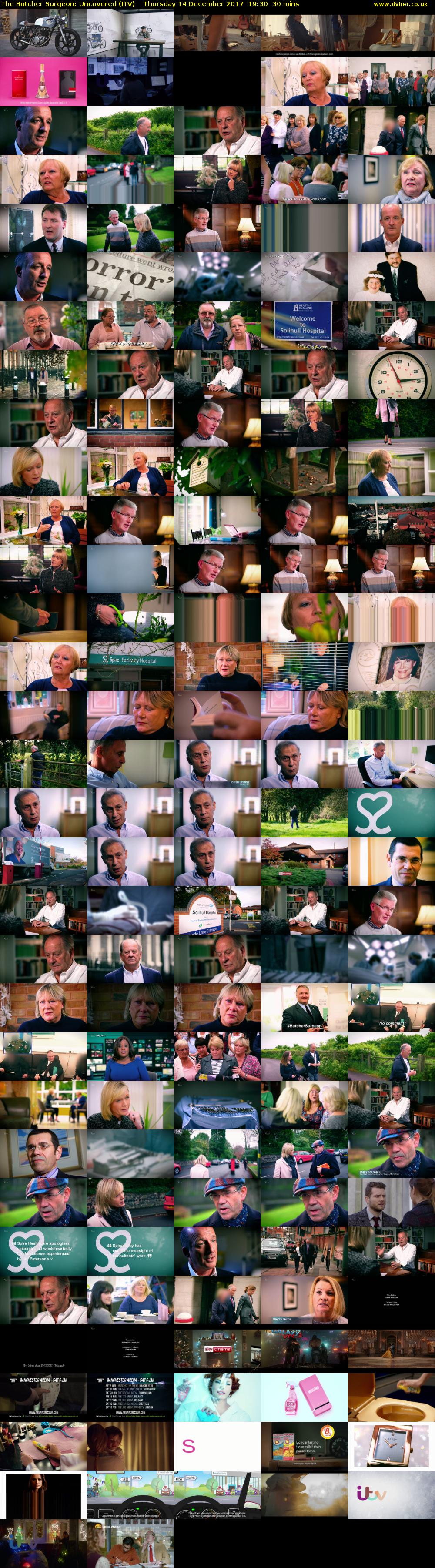 The Butcher Surgeon: Uncovered (ITV) Thursday 14 December 2017 19:30 - 20:00