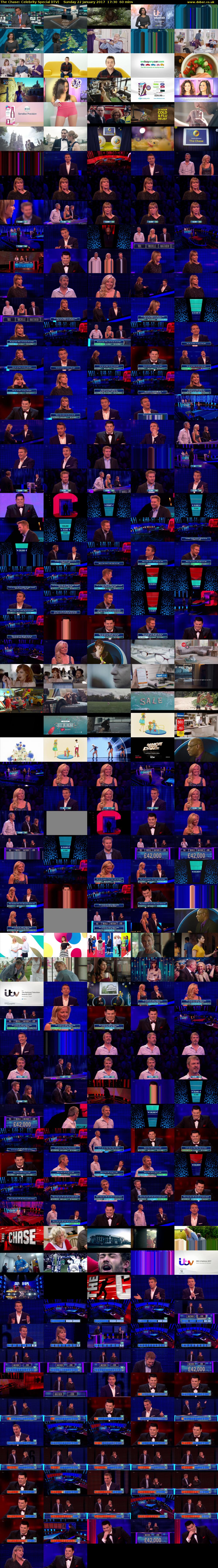 The Chase: Celebrity Special (ITV) Sunday 22 January 2017 17:30 - 18:30