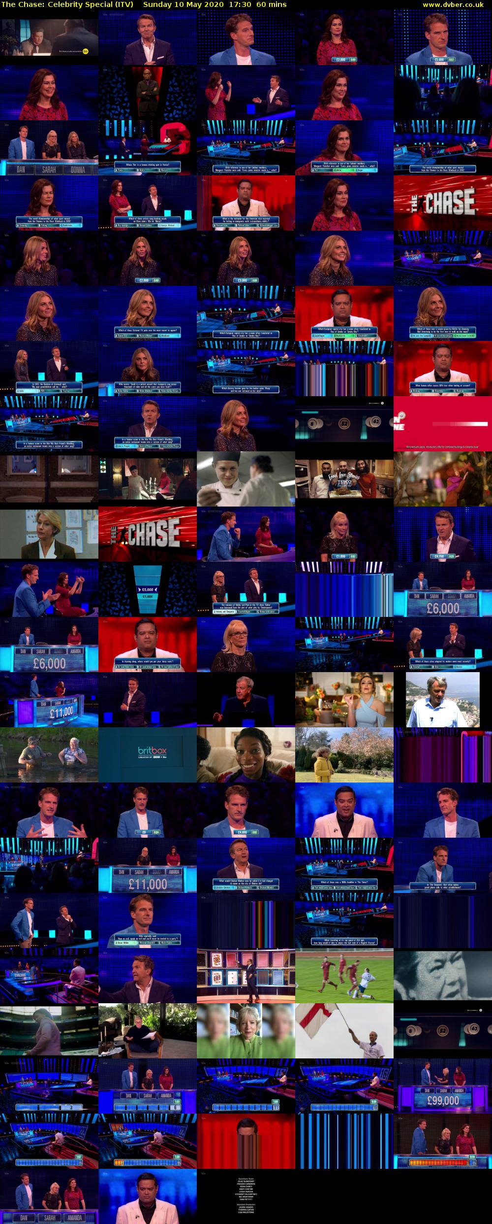 The Chase: Celebrity Special (ITV) Sunday 10 May 2020 17:30 - 18:30