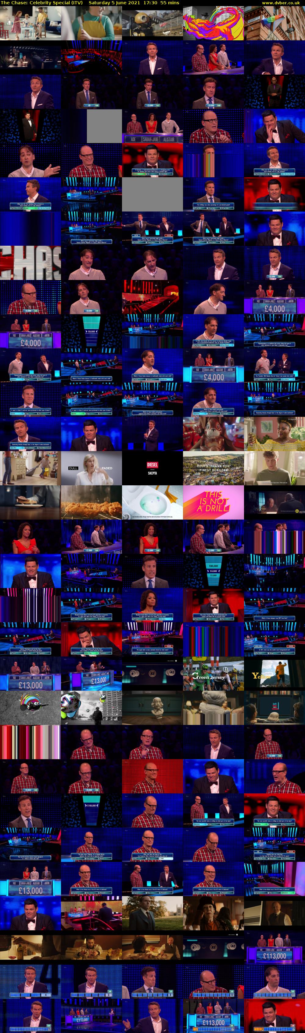 The Chase: Celebrity Special (ITV) Saturday 5 June 2021 17:30 - 18:25