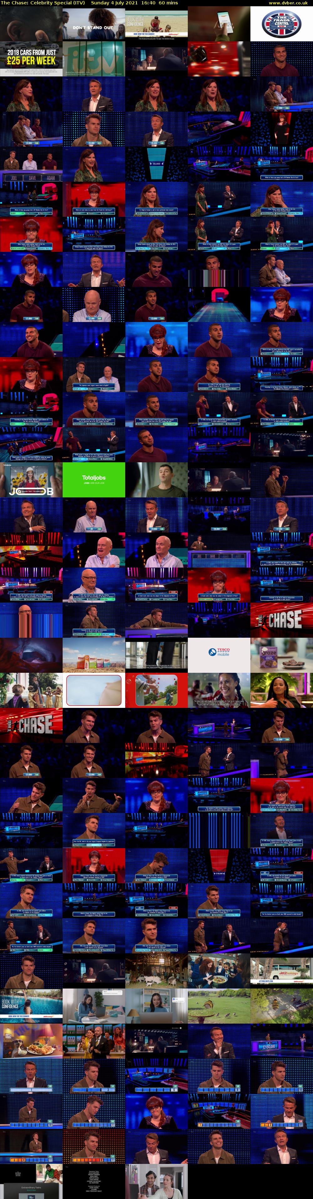 The Chase: Celebrity Special (ITV) Sunday 4 July 2021 16:40 - 17:40