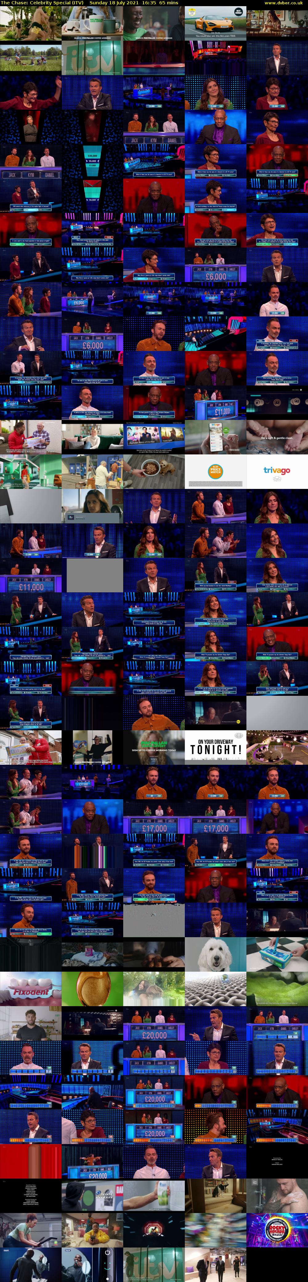 The Chase: Celebrity Special (ITV) Sunday 18 July 2021 16:35 - 17:40