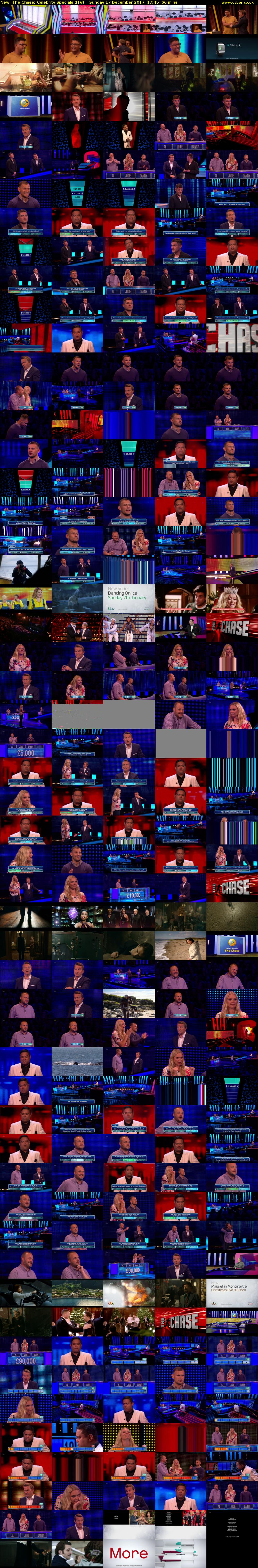 The Chase: Celebrity Specials (ITV) Sunday 17 December 2017 17:45 - 18:45