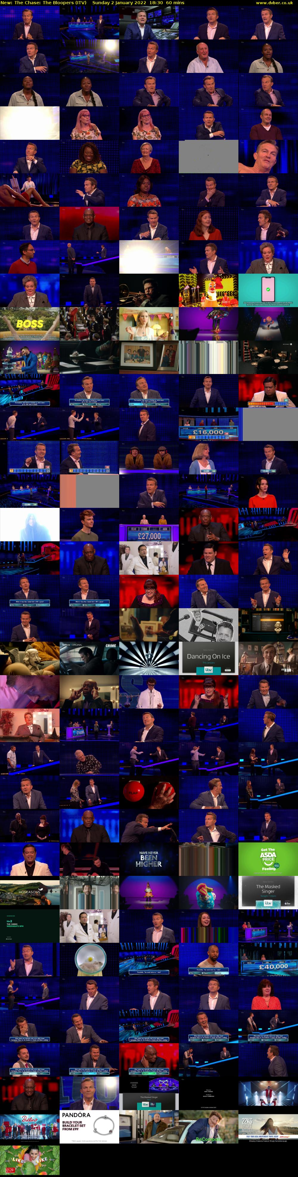 The Chase: The Bloopers (ITV) Sunday 2 January 2022 18:30 - 19:30