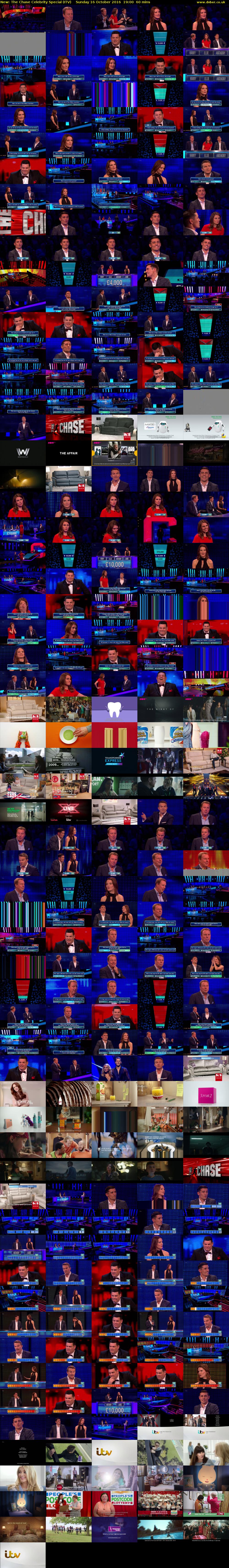 The Chase Celebrity Special (ITV) Sunday 16 October 2016 19:00 - 20:00