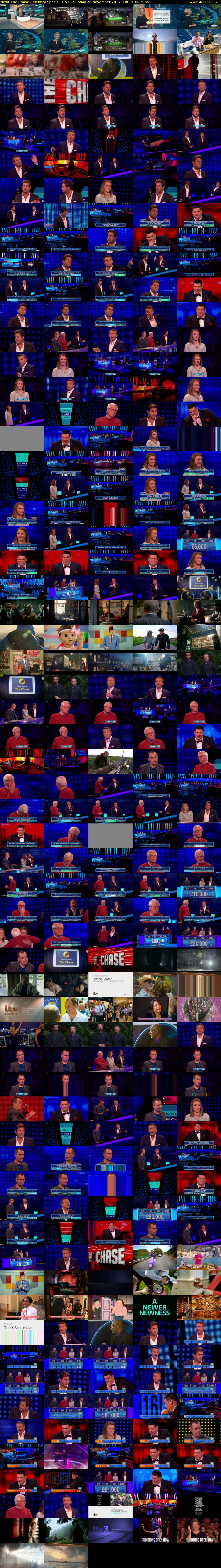The Chase Celebrity Special (ITV) Sunday 26 November 2017 18:30 - 19:30