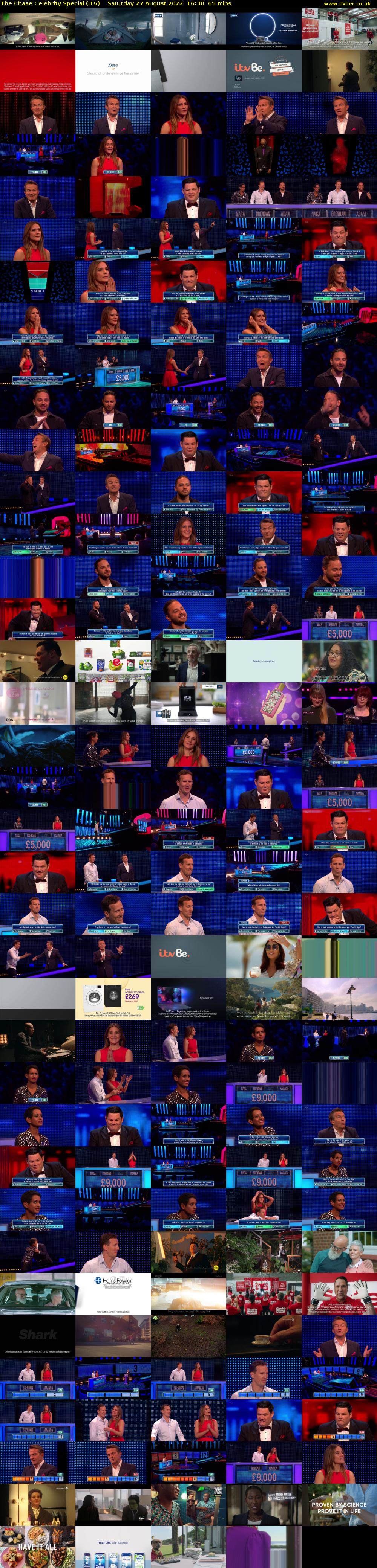 The Chase Celebrity Special (ITV) Saturday 27 August 2022 16:30 - 17:35