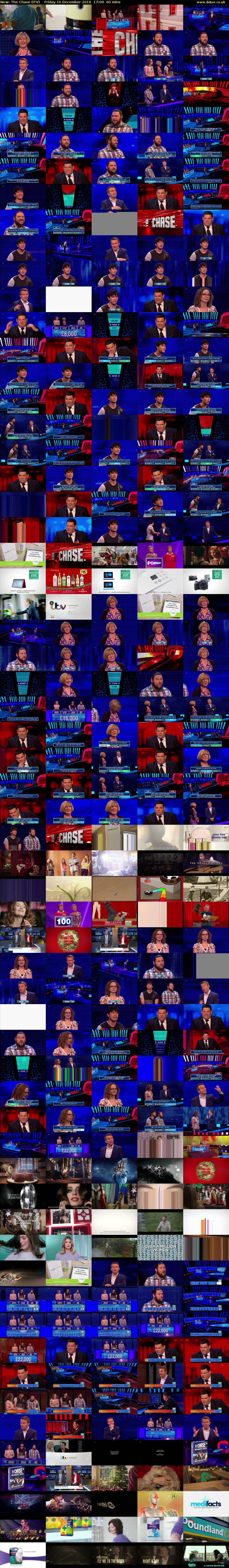 The Chase (ITV) Friday 16 December 2016 17:00 - 18:00