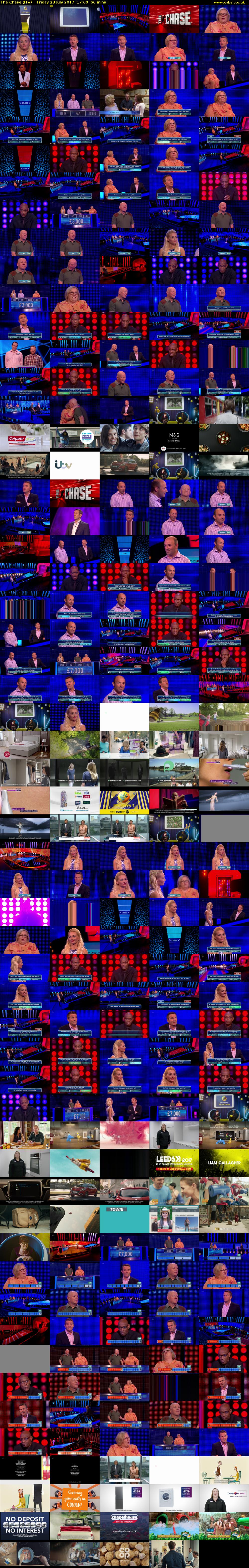The Chase (ITV) Friday 28 July 2017 17:00 - 18:00