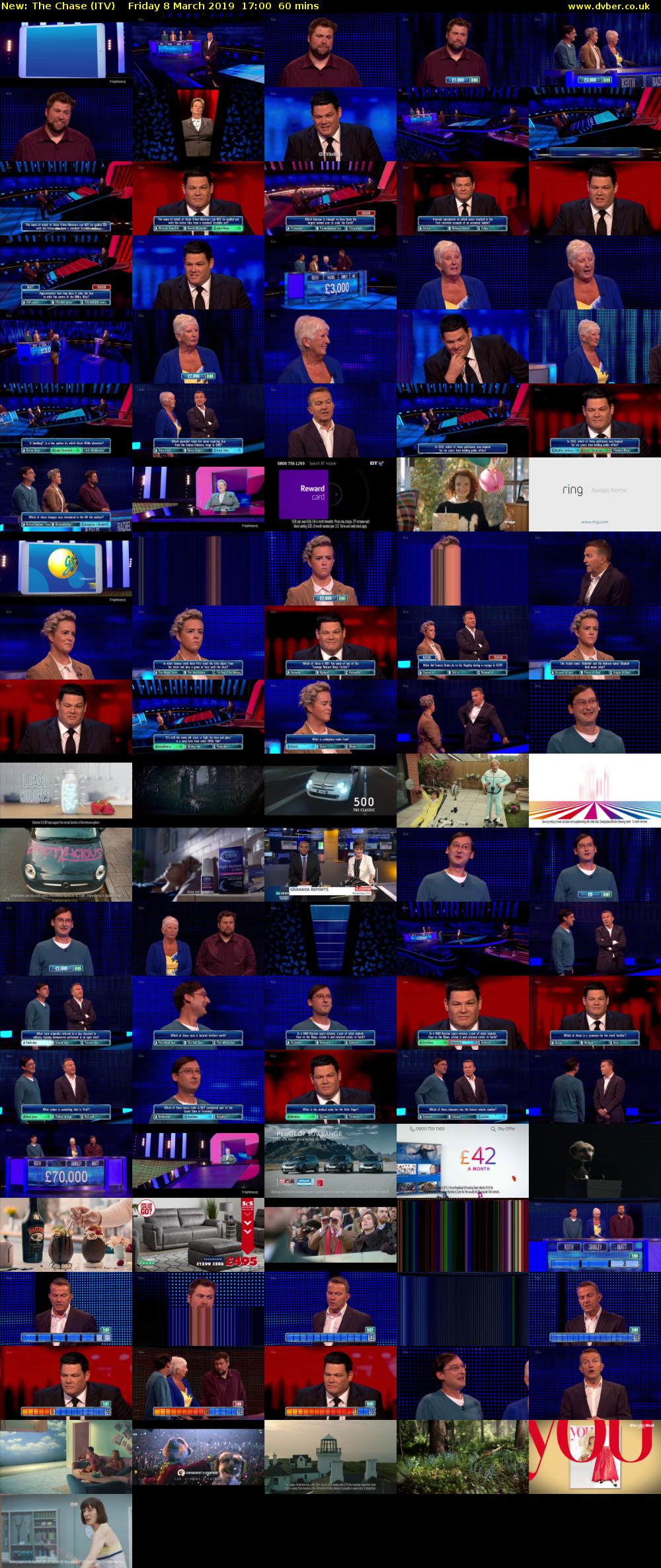 The Chase (ITV) Friday 8 March 2019 17:00 - 18:00