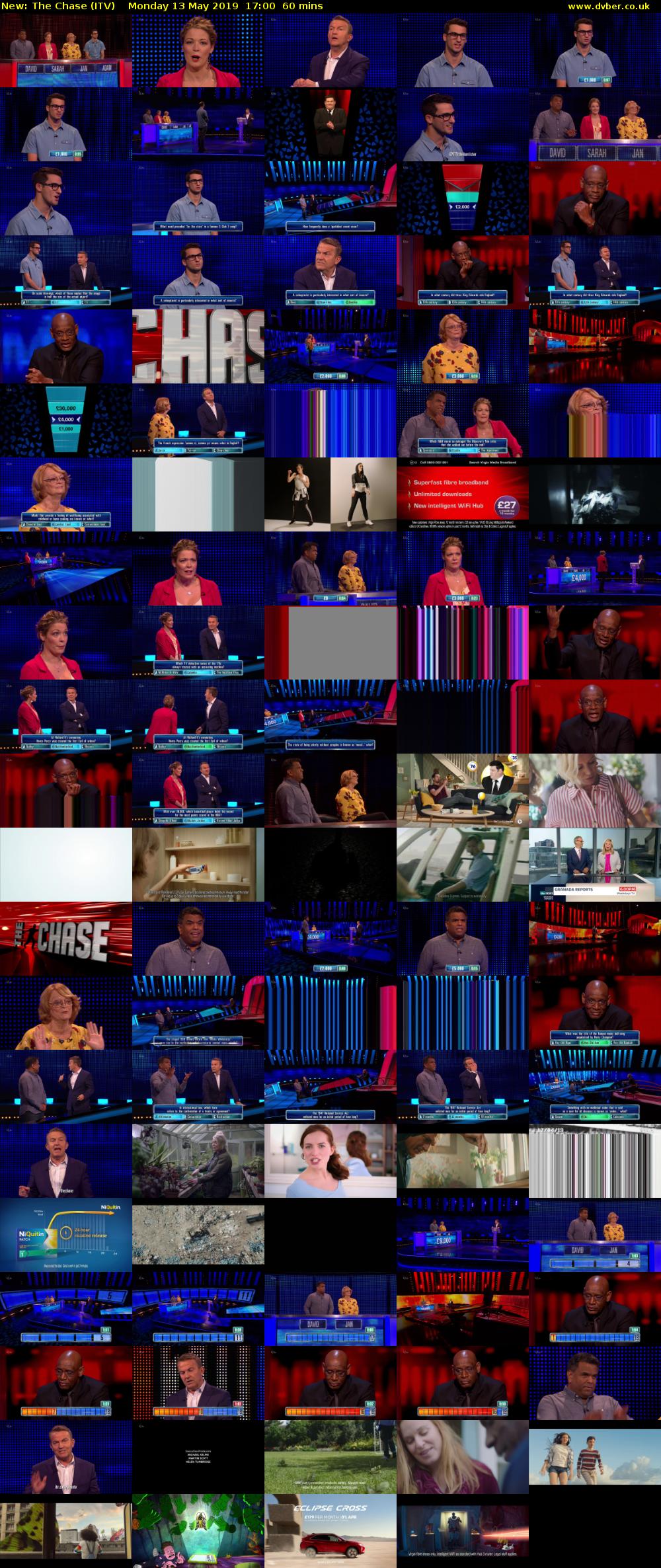 The Chase (ITV) Monday 13 May 2019 17:00 - 18:00