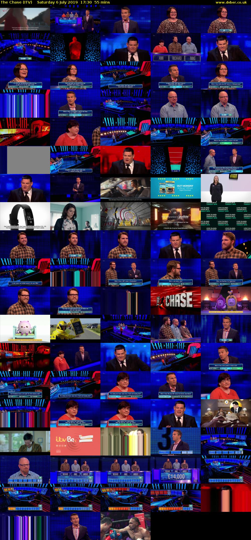 The Chase (ITV) Saturday 6 July 2019 17:30 - 18:25