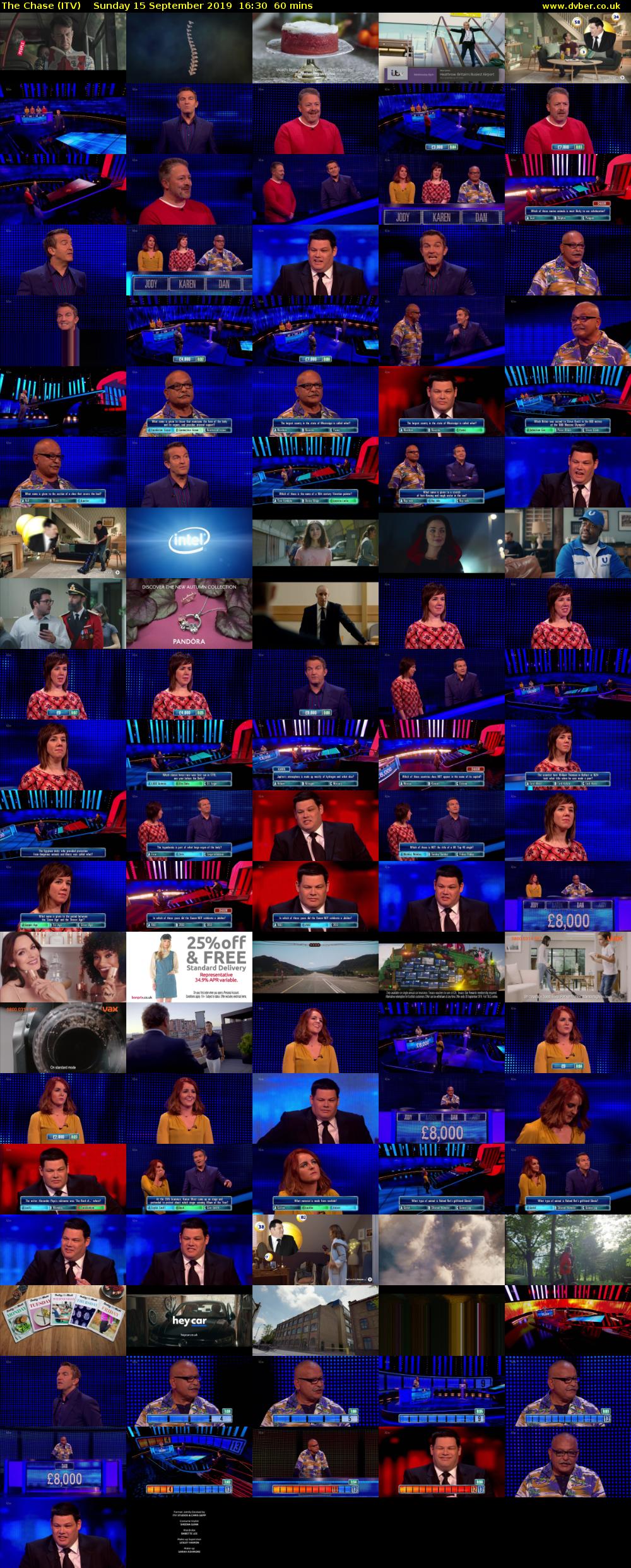 The Chase (ITV) Sunday 15 September 2019 16:30 - 17:30