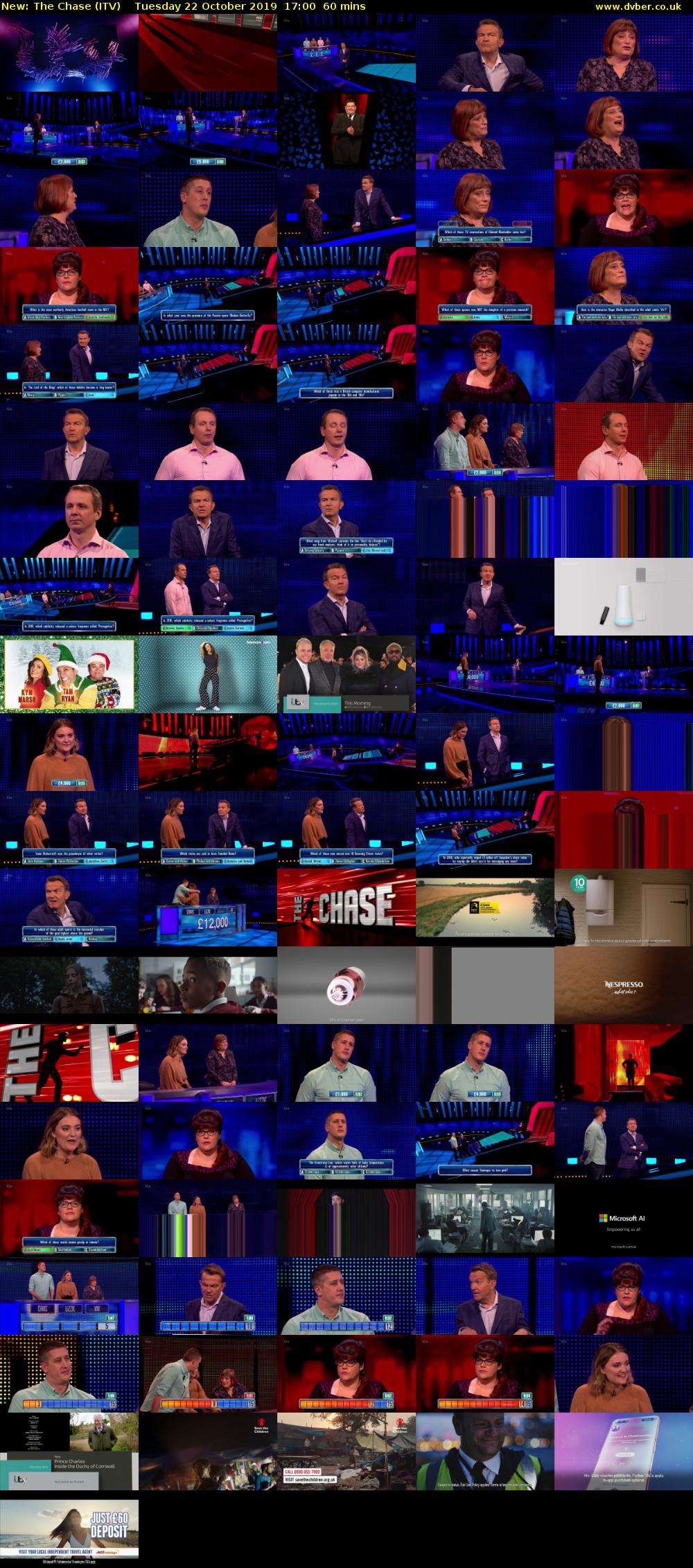 The Chase (ITV) Tuesday 22 October 2019 17:00 - 18:00