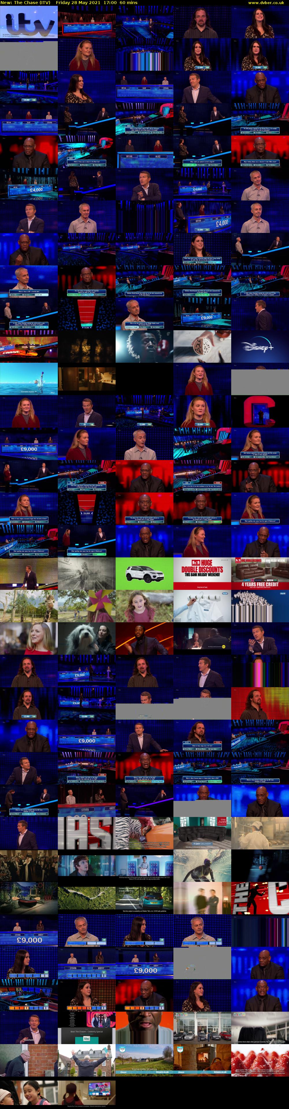 The Chase (ITV) Friday 28 May 2021 17:00 - 18:00