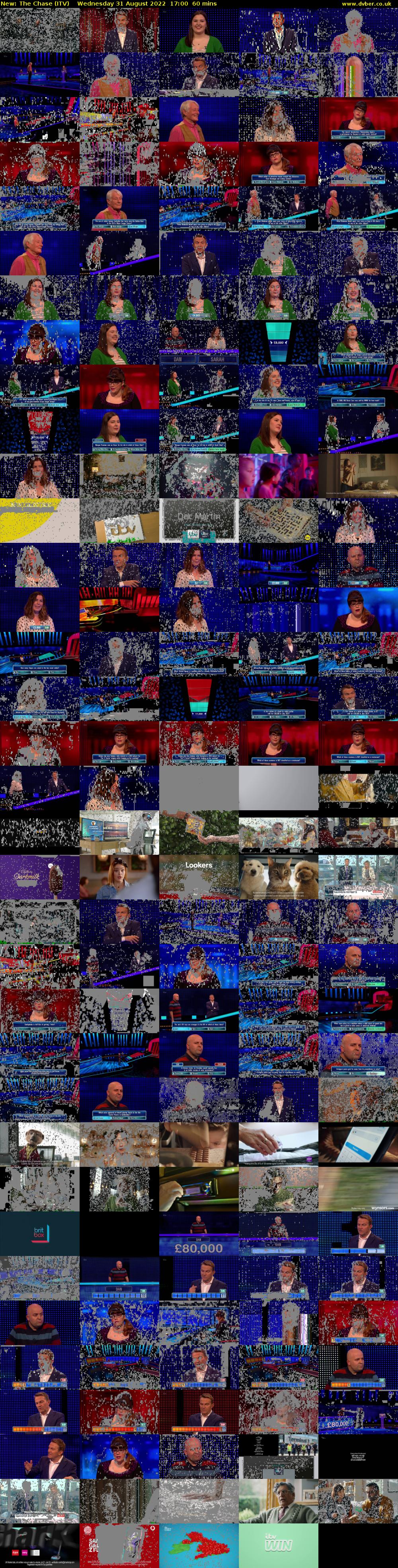 The Chase (ITV) Wednesday 31 August 2022 17:00 - 18:00