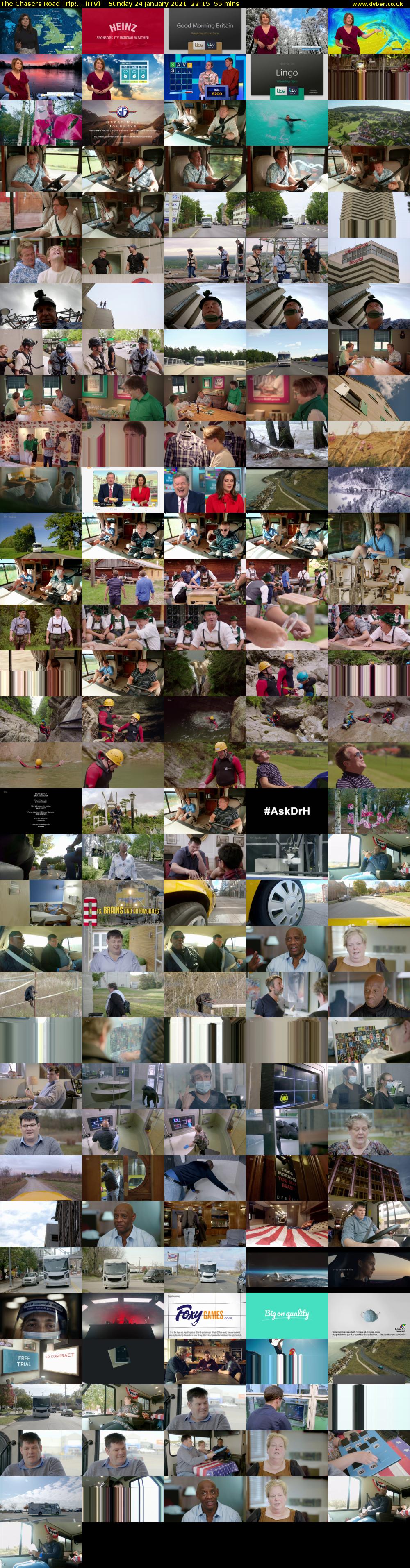 The Chasers Road Trip:... (ITV) Sunday 24 January 2021 22:15 - 23:10