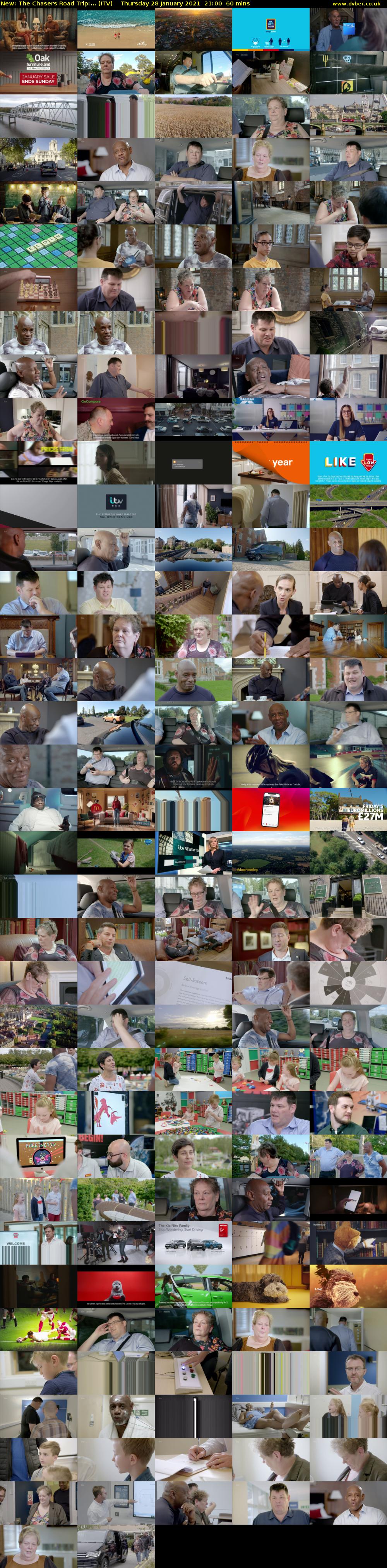 The Chasers Road Trip:... (ITV) Thursday 28 January 2021 21:00 - 22:00