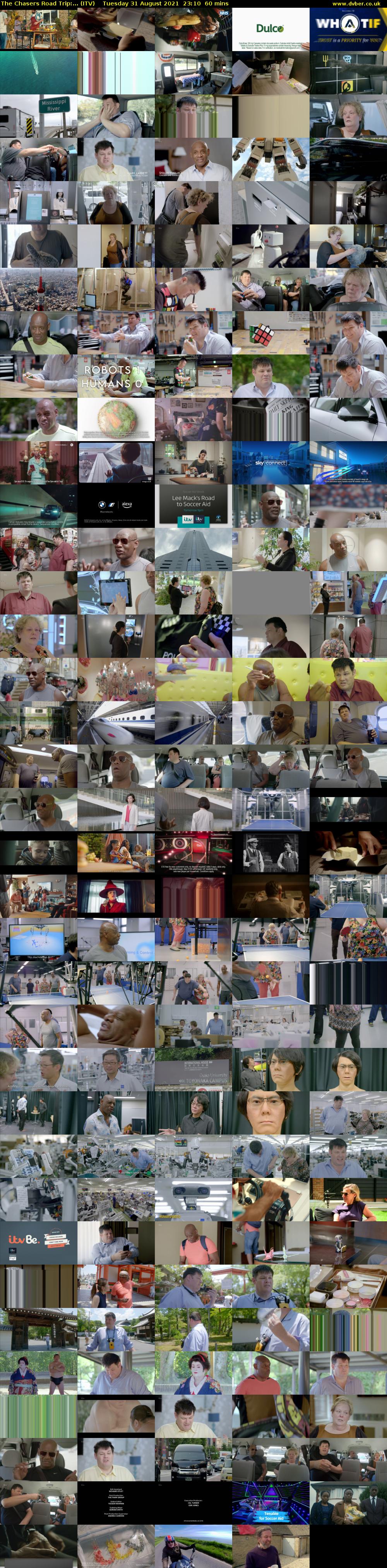 The Chasers Road Trip:... (ITV) Tuesday 31 August 2021 23:10 - 00:10