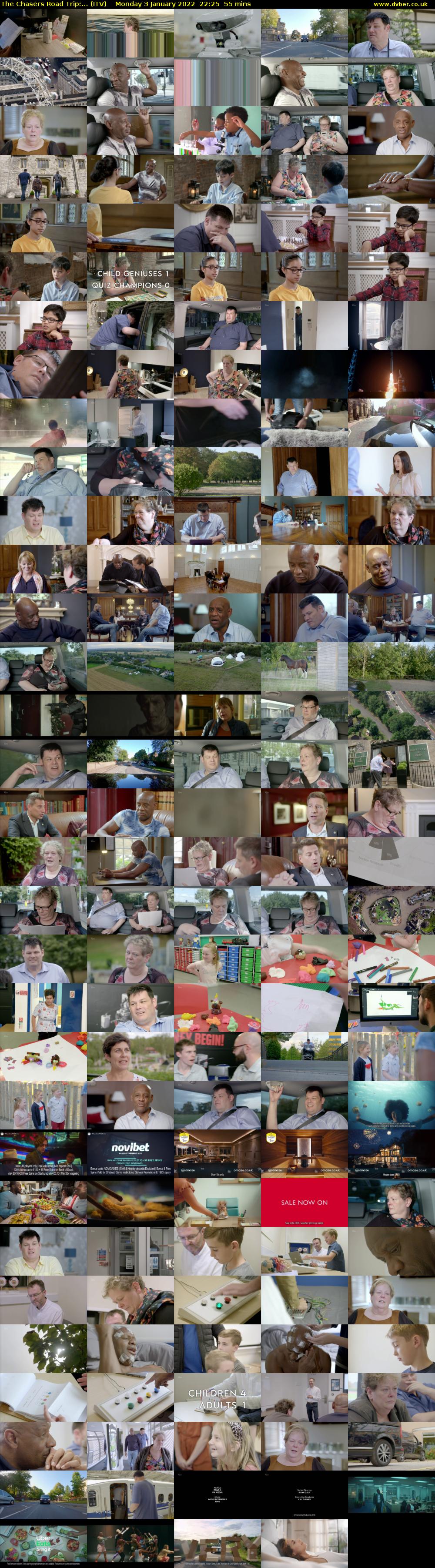 The Chasers Road Trip:... (ITV) Monday 3 January 2022 22:25 - 23:20