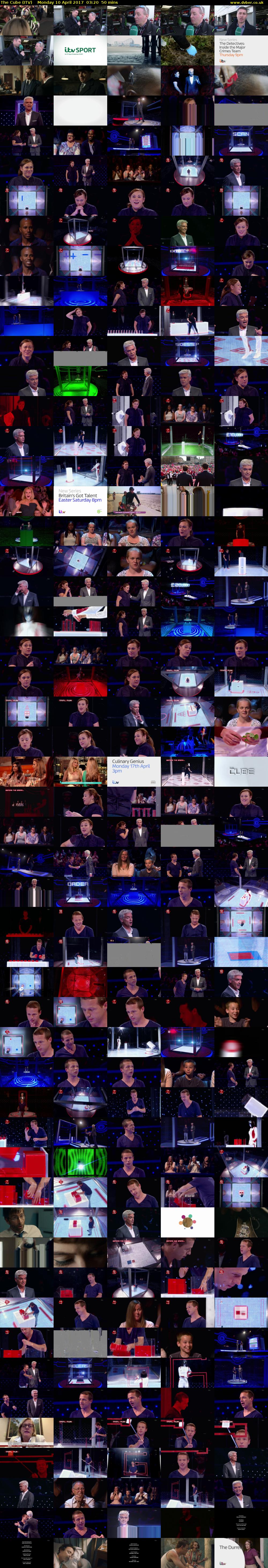 The Cube (ITV) Monday 10 April 2017 03:20 - 04:10