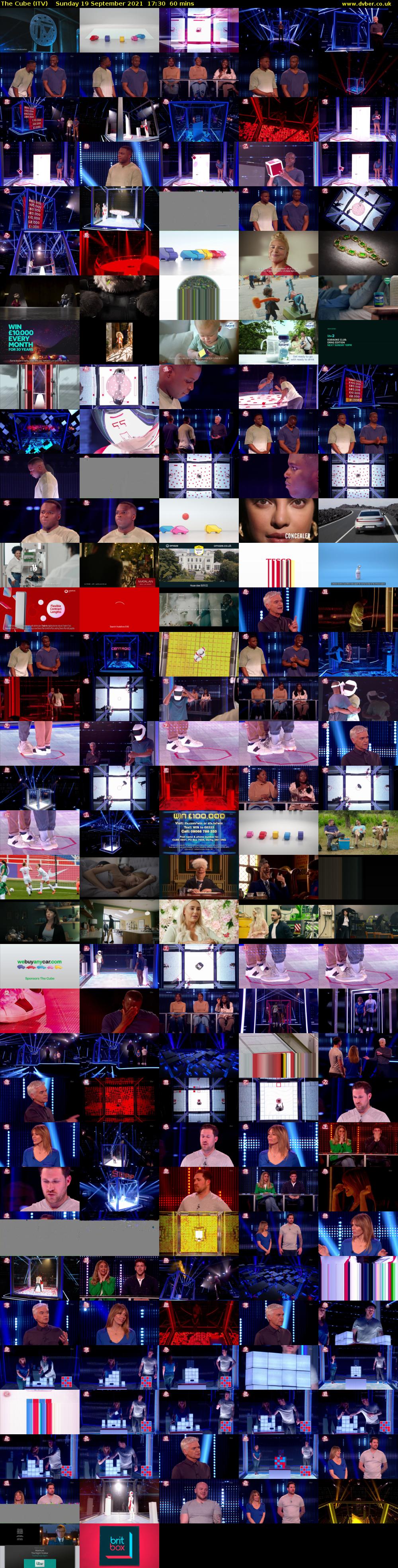 The Cube (ITV) Sunday 19 September 2021 17:30 - 18:30