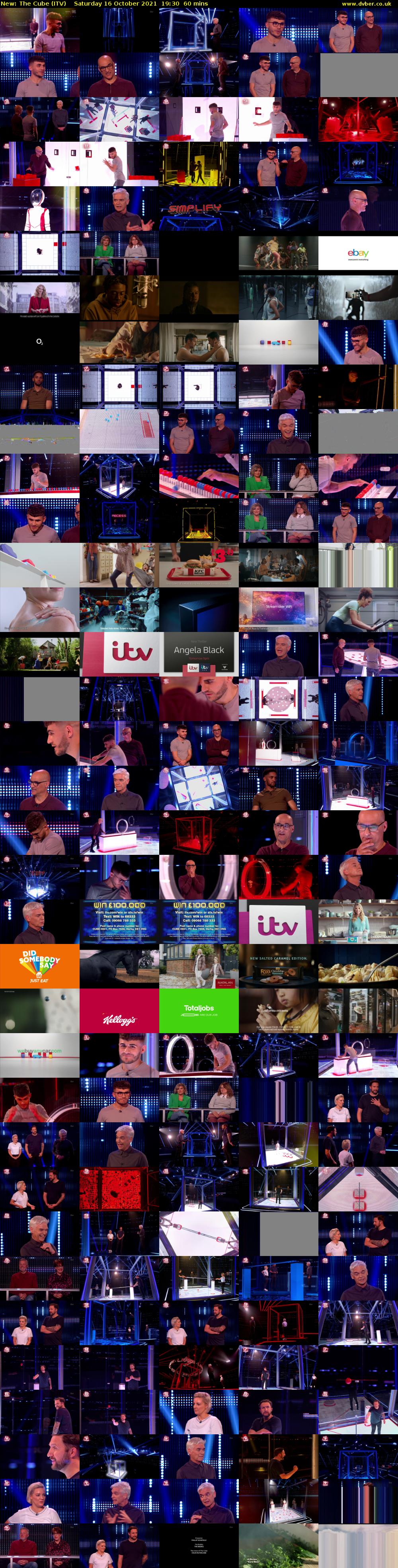 The Cube (ITV) Saturday 16 October 2021 19:30 - 20:30