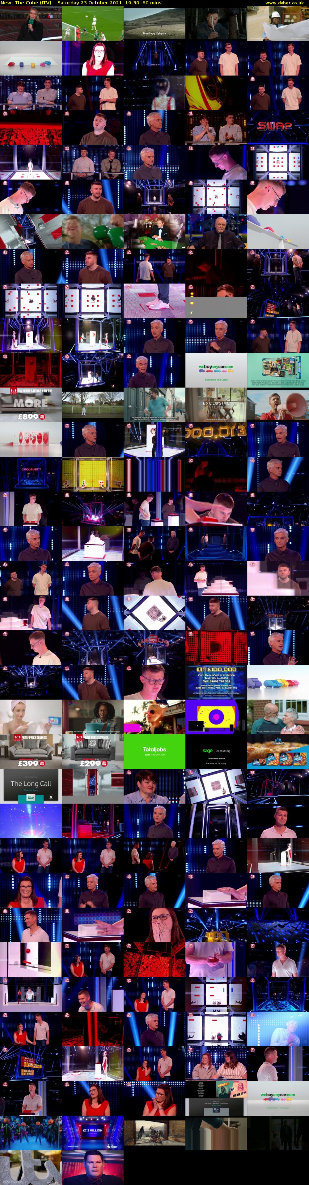 The Cube (ITV) Saturday 23 October 2021 19:30 - 20:30