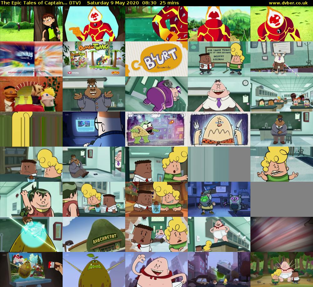 The Epic Tales of Captain... (ITV) Saturday 9 May 2020 08:30 - 08:55