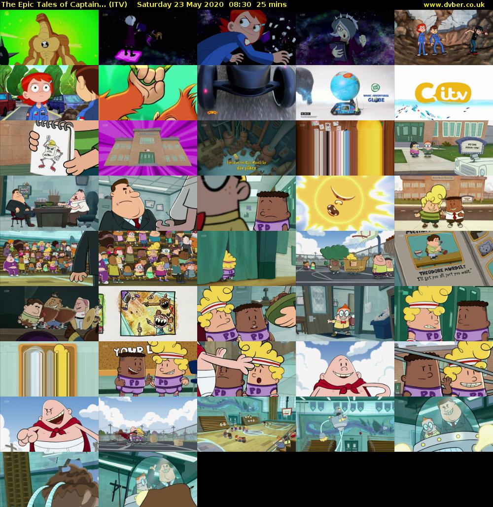 The Epic Tales of Captain... (ITV) Saturday 23 May 2020 08:30 - 08:55
