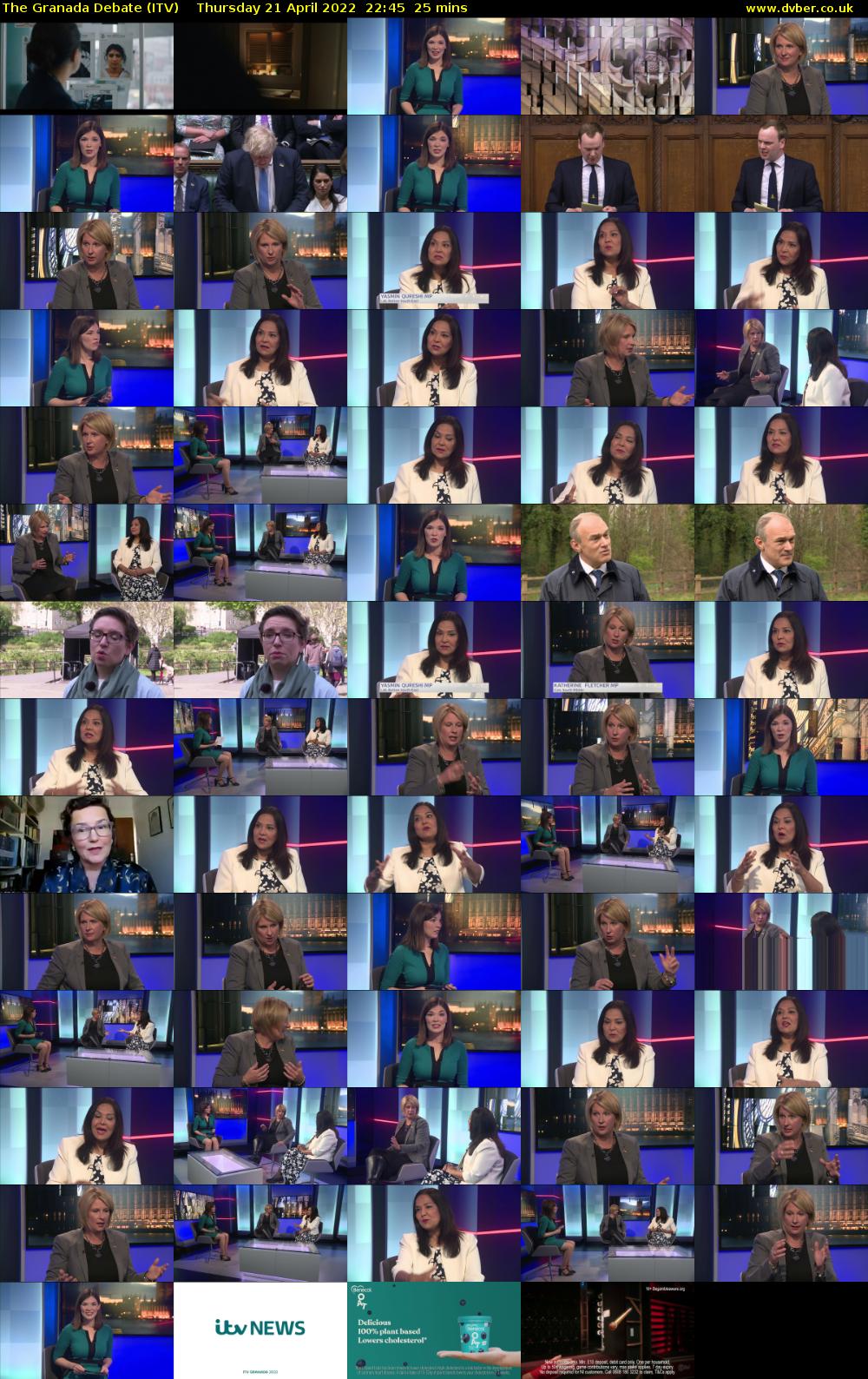 The Granada Debate (ITV) Thursday 21 April 2022 22:45 - 23:10