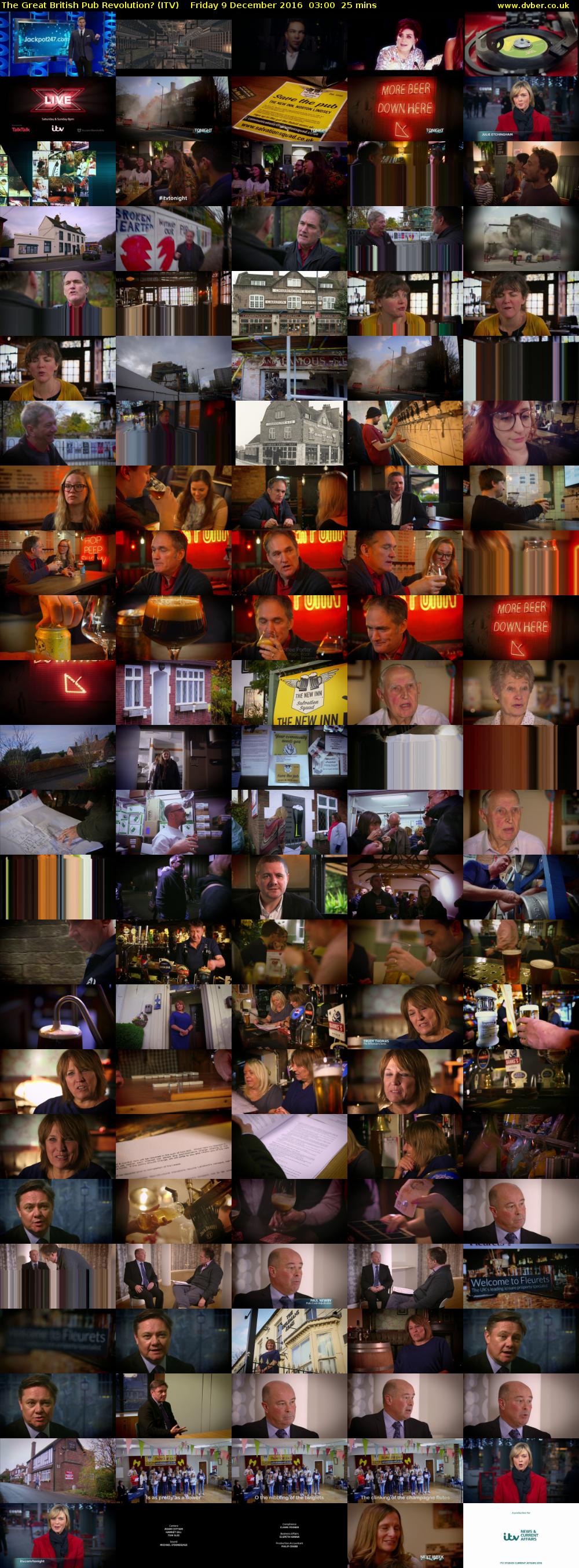 The Great British Pub Revolution? (ITV) Friday 9 December 2016 03:00 - 03:25