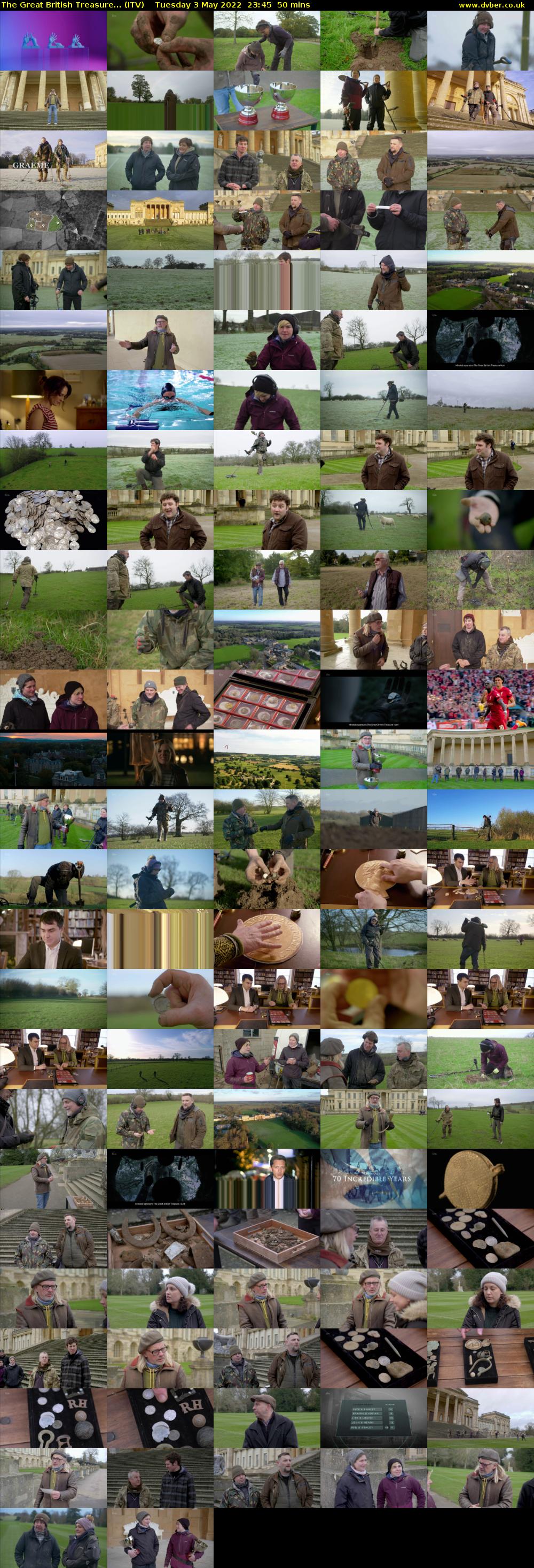 The Great British Treasure... (ITV) Tuesday 3 May 2022 23:45 - 00:35