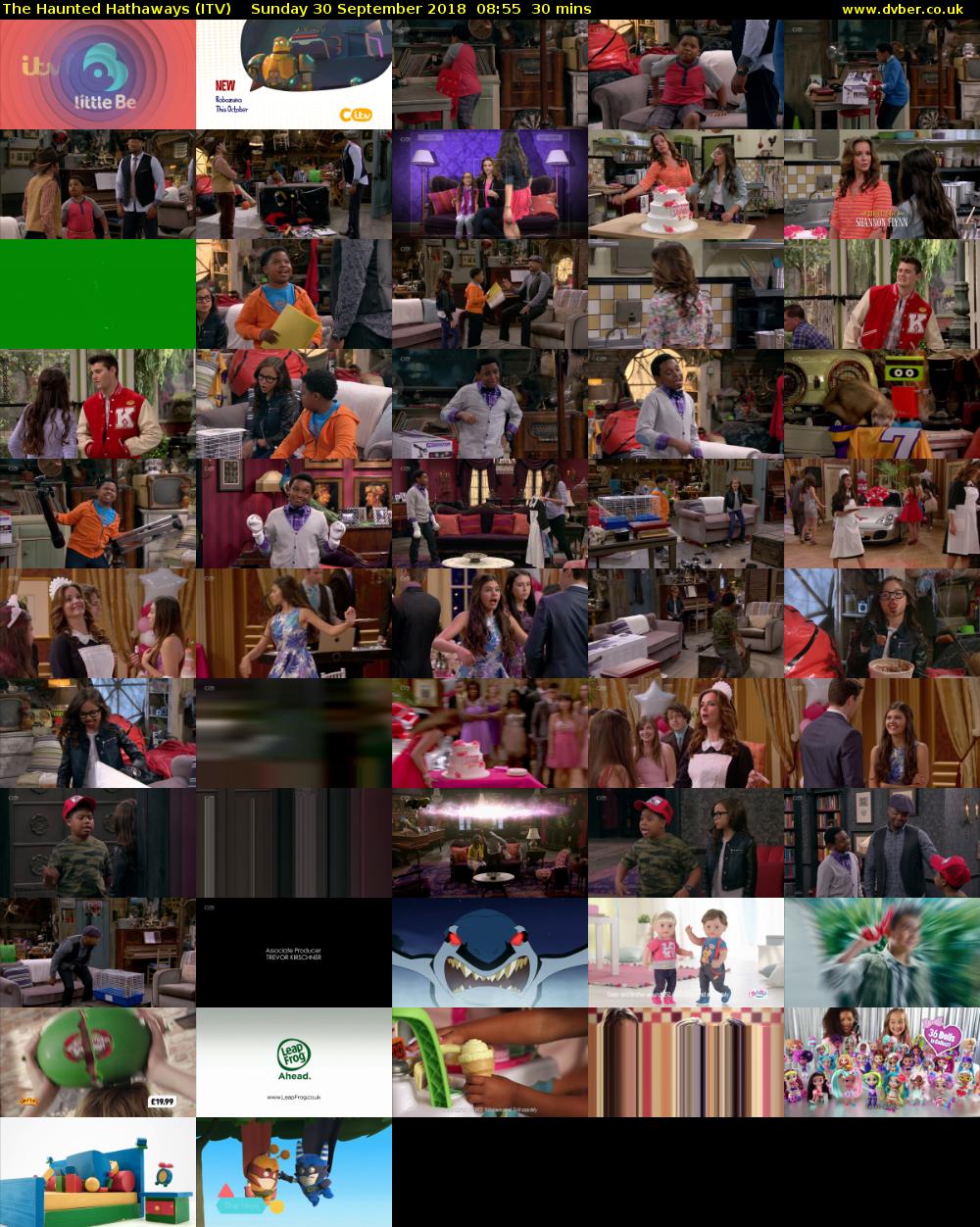 The Haunted Hathaways (ITV) Sunday 30 September 2018 08:55 - 09:25