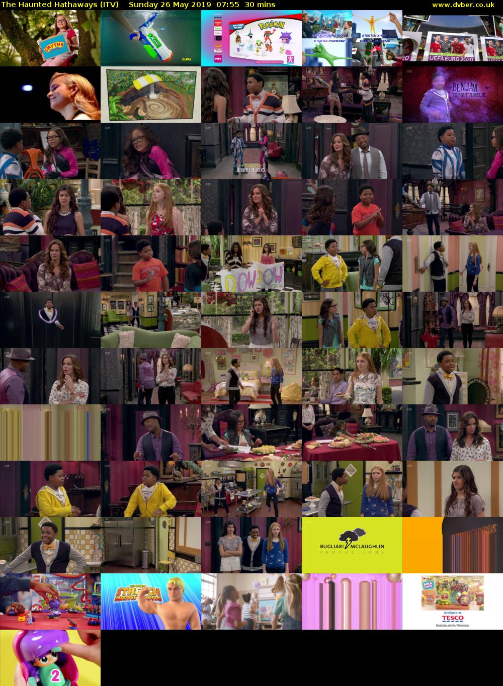 The Haunted Hathaways (ITV) Sunday 26 May 2019 07:55 - 08:25