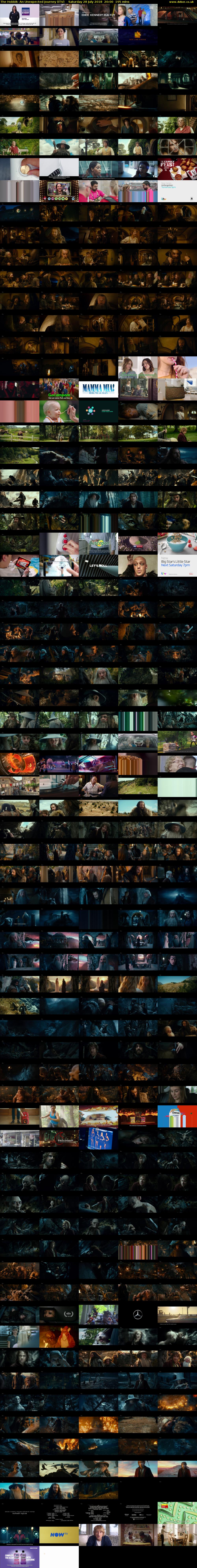 The Hobbit: An Unexpected Journey (ITV) Saturday 28 July 2018 20:00 - 23:15